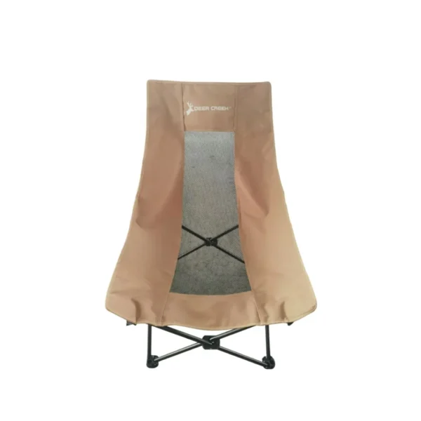 Deer Creek High Folding Moon Chair with Arm Rest
