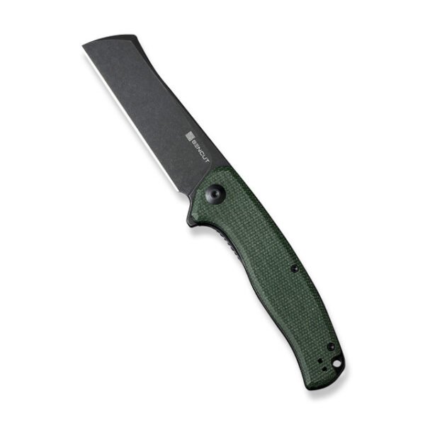 SENCUT Traxler Canvas Micarta Handle (Green)