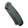 SENCUT Traxler Canvas Micarta Handle (Green)